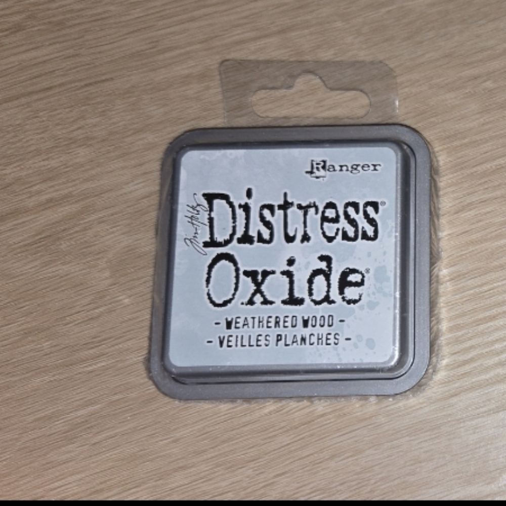 Tim Holtz Ranger Distress Oxide Weathered Wood Recollections Stamp Set